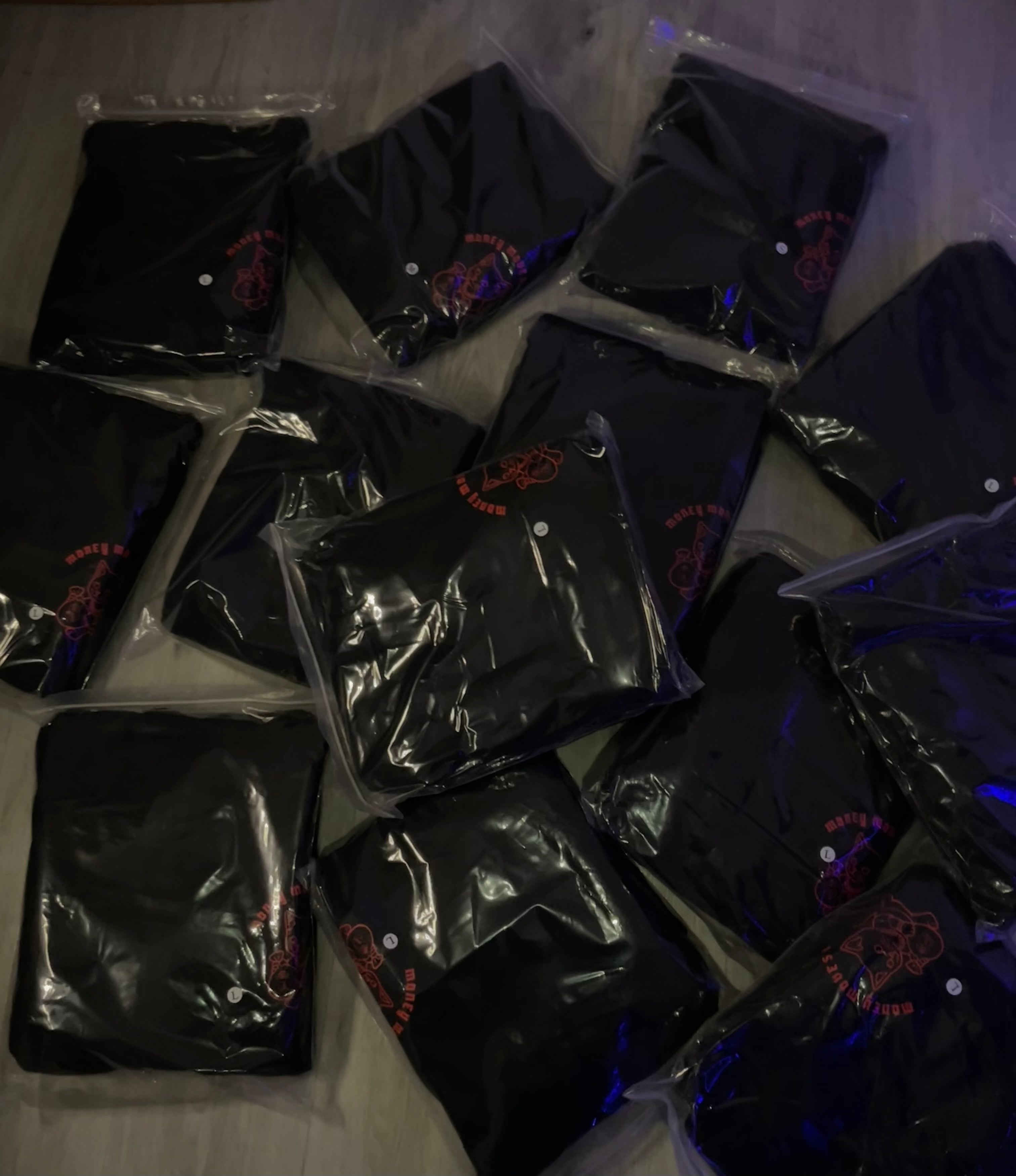 Money Moves Only Hoodie - Premium Streetwear (Red & Black)